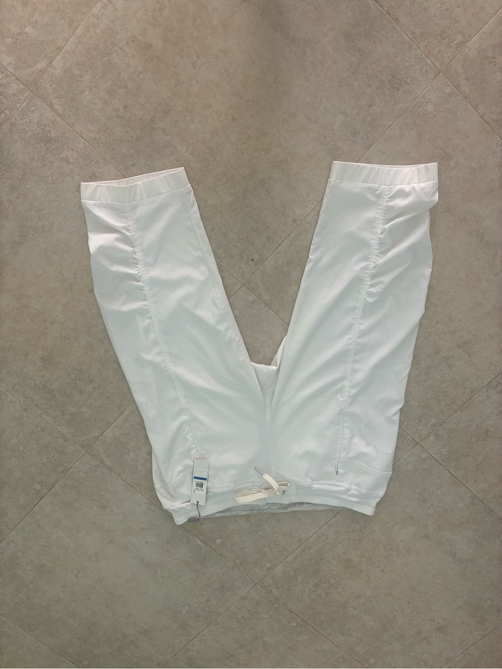 Calvin Klein Lot (2) Performance Cropped Pants Size XL Black NWT and White NWOT - Picture 3 of 12